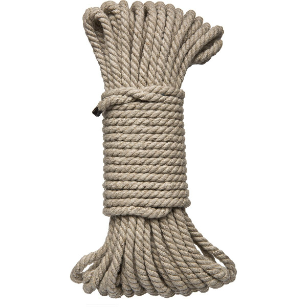 Бондажная пеньковая верёвка Kink Bind & Tie Hemp Bondage Rope 50 Ft ...