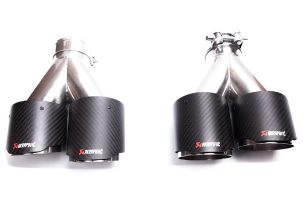 Насадки на глушители Akrapovic sport двойные 90 мм. - купить по низкой ...