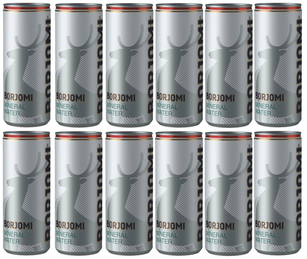 Borjomi Вода Питьевая Газированная 330мл. 12шт купить на OZON по низкой ...
