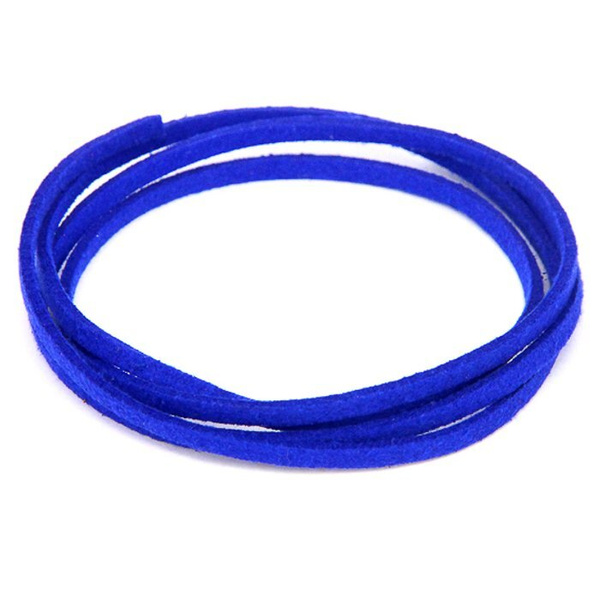 Замшевый шнурок для амулета, цвет синий 5шт купить на OZON по низкой ...
