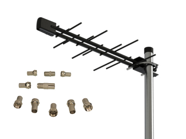 Антенна для цифрового сигнала ТВ, уличная, с усилителем (актвная ...