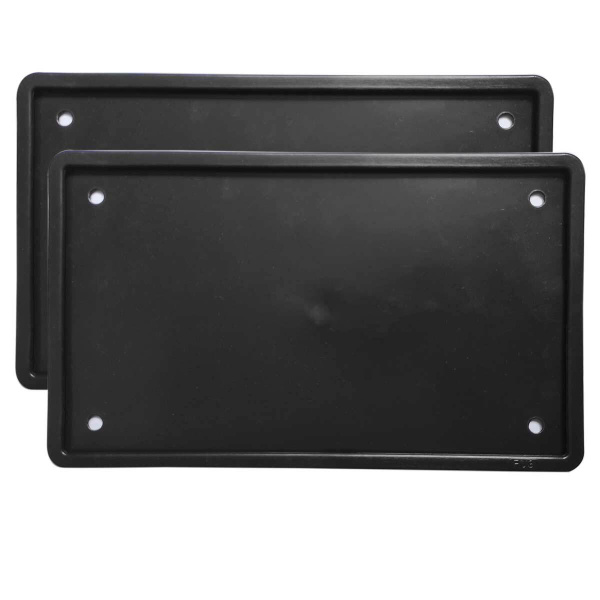 Рамка на номера нового образца силиконовая черная 290х170 ГОСТ ТИП 1А ...