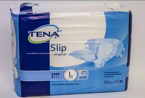 Подгузники для взрослых Tena Slip Original L - купить с доставкой по ...