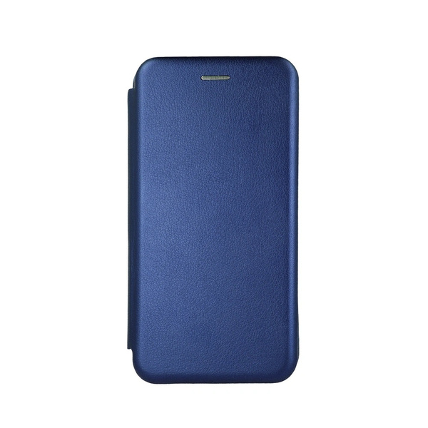 Чехол книжка кожа синий для Realme C25 / Realme C25S / Realme C15 ...