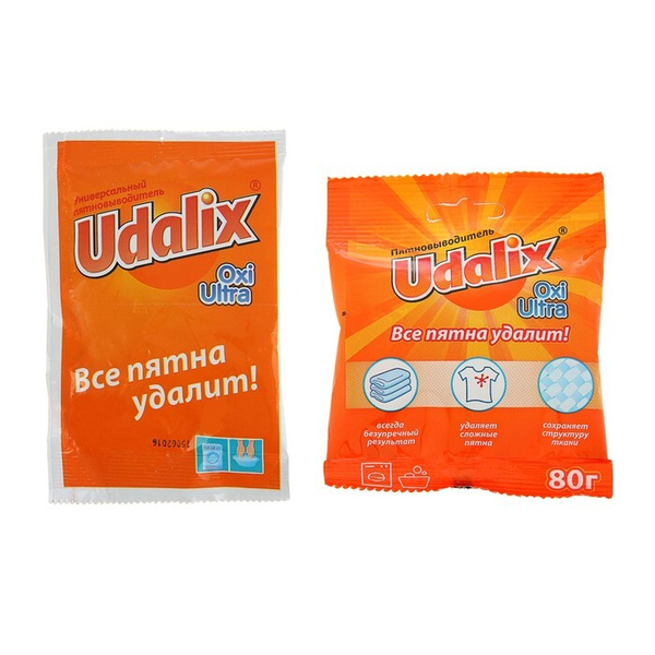 Пятновыводитель Udalix Oxi Ultra, порошок, 80 г - купить с доставкой по ...