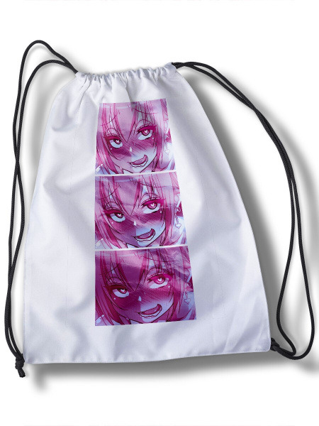 Мешок для сменной обуви Ahegao (ахегао, манга, девушки, аниме, этти ...