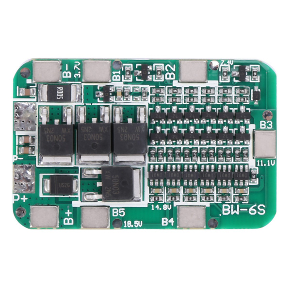 6S 15A 24V PCB BMS Плата защиты зарядного устройства для 6 18650 литий ...