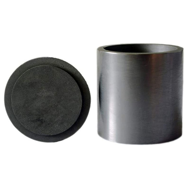 Графитовый тигель для плавки золота, серебра и меди с крышкой (50X50MM ...