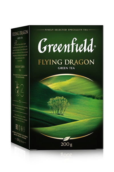 Чай Greenfield Flying Dragon зеленый листовой, 200г - купить с ...