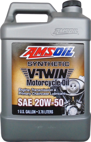 Характеристики Amsoil SYNTHETIC V-TWIN MOTORCYCLE OIL 20W-50 Масло ...