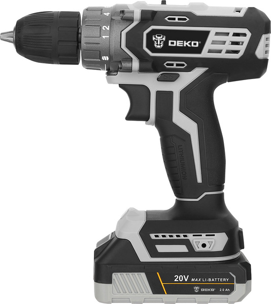 Дрель аккумуляторная DEKO DKCD20 Black Edition 063-4050 + набор ...