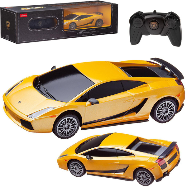 Машина р/у 1:24 Lamborghini, 18 см желтый - купить с доставкой по ...