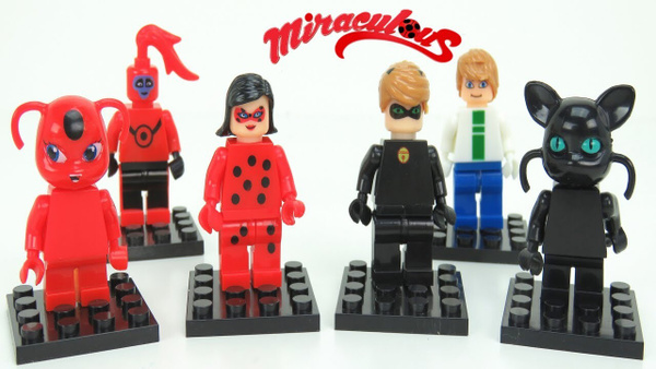 Конструктор Леди Баг и Супер Кот (Miraculous) , новинка набор 6 шт (6 ...