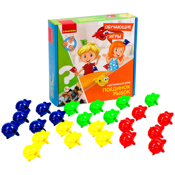 Настольная игра для детей "Поединок рыбок" Bondibon игрушка на ...