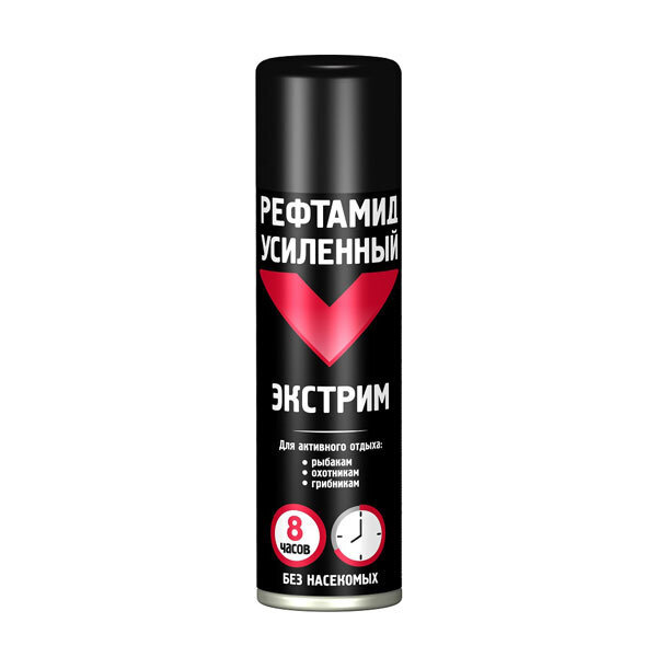 Рефтамид Экстрим 8 в 1 аэрозоль-репеллент, усиленный, срок действия 8 ...