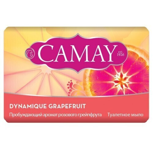 Camay Мыло туалетное Dynamique Розовый грейпфрут, 85 г, 6 шт - купить с ...