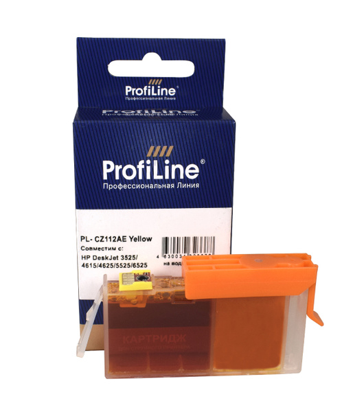 Расходник для печати ProfiLine HP 655, Желтый (yellow), для струйного ...