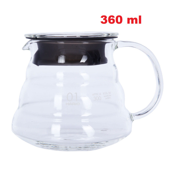 Чайник сервировочный, кофейник, сервер для кофе HARIO XGS-36TB-EX со ...