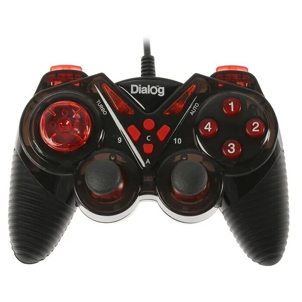 Геймпад Dialog, для Мультиплатформа, красный, черный - купить по ...
