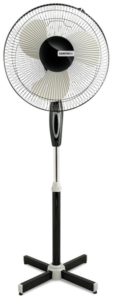 Вентилятор напольный Centek CT-5004 черный Мощность 40Вт, LED, Диаметр ...