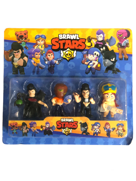 Коллекционные фигурки Brawl Stars 4 шт. - купить с доставкой по ...