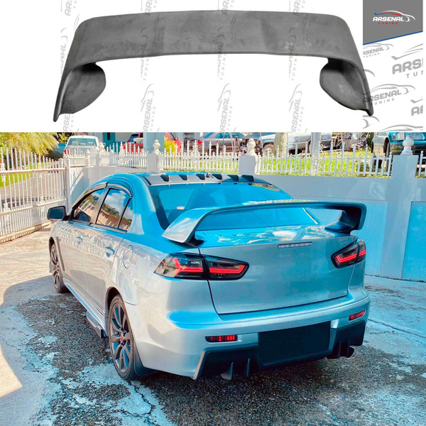 Спойлер EVO для автомобиля Mitsubishi Lancer X (Митсубиши Лансер 10 ...