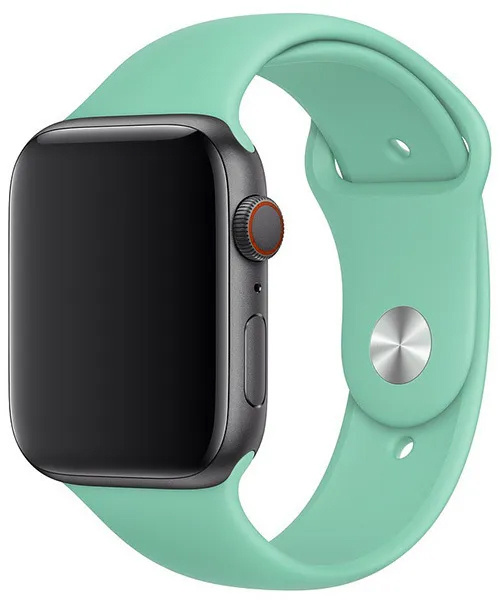 Силиконовый ремешок для смарт часов Apple Watch series 1-8 и Эппл Вотч ...