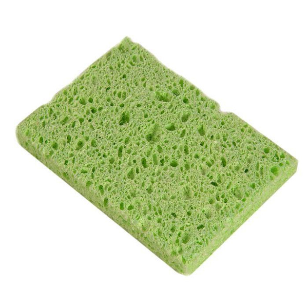 Губка для очистки жал паяльников, увлажненная, 80х50 зеленая - купить с ...