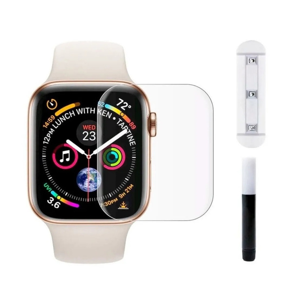 Защитное стекло "UV комплект" для Apple Watch/2/3/эпл вотч/2/3 (42 мм ...