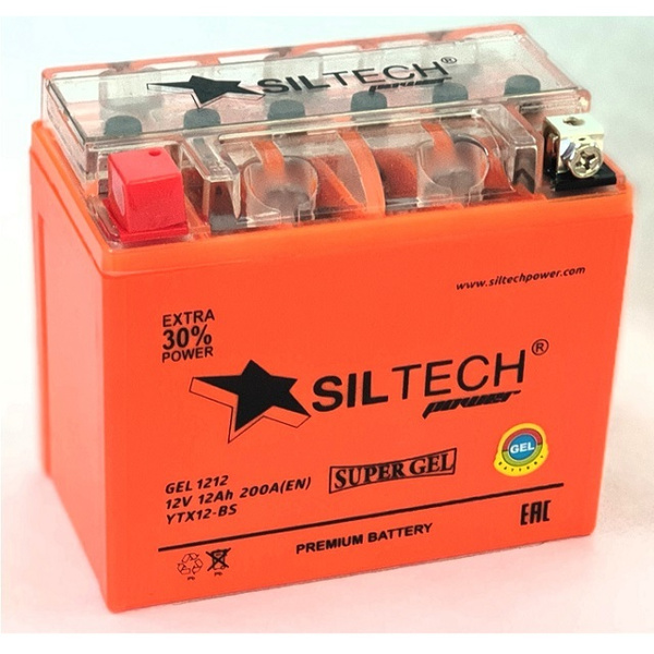 Аккумулятор для мототехники Siltech GEL 12 V 12 AH купить по выгодной ...