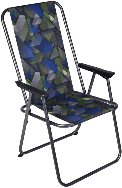 Кресло складное NOLITA с высокой спинкой 90х58х53см, с подлокотниками ...