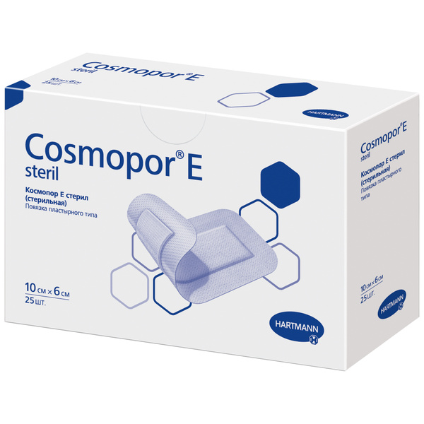 Пластырная повязка на рану COSMOPOR E steril (Космопор Е) для ...