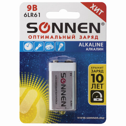 Sonnen Батарейка, 1 шт - купить с доставкой по выгодным ценам в ...