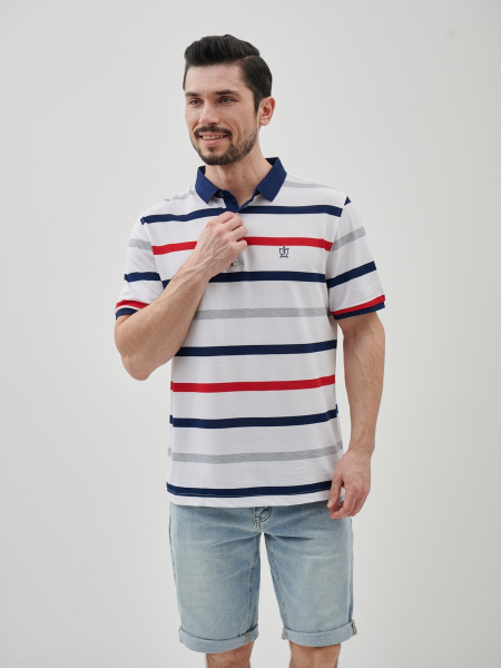 Поло Fine Joyce, размер 56, цвет белый, 80% хлопок, 20% нейлон - купить ...