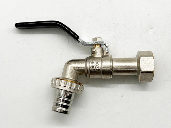Садовый кран со штуцером TIM PREMIUM 3/4" внутренняя резьба (усиленный ...