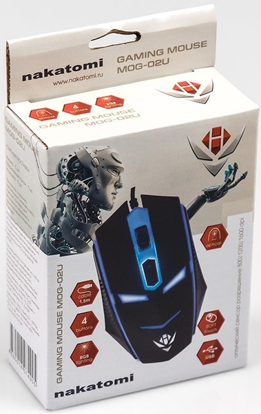Игровая мышь Nakatomi MOG-02U_2523 озон MOG-02U, черный - купить по ...