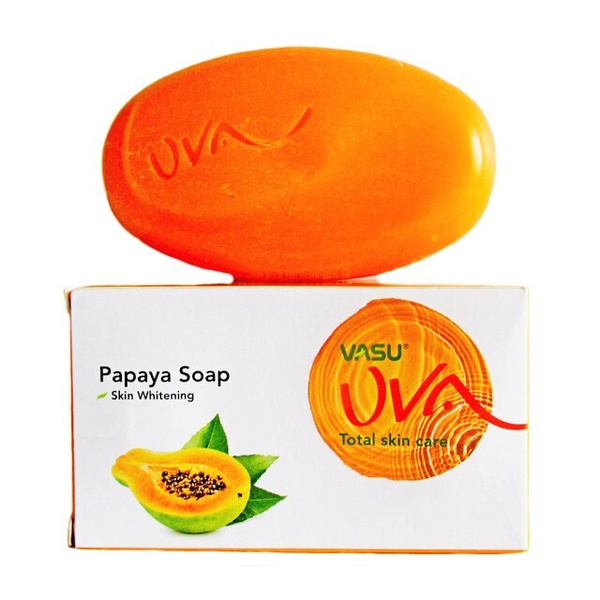 Vasu Мыло с Папайей Васу / PAPAYA SOAP Uva,125 г - купить с доставкой ...
