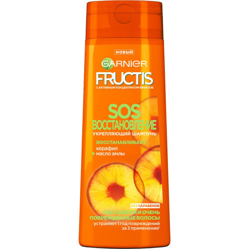 Garnier Fructis Шампунь для волос SOS Восстановление, 400 мл, 2 ...