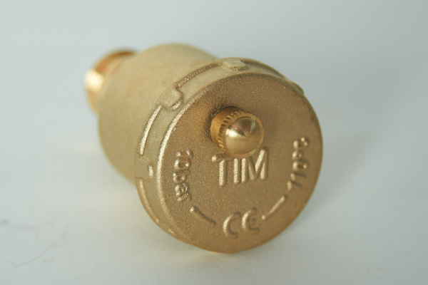 Воздухоотводчик прямой 1/2" с автозапором, латунный, TIM ,BL5814 ...