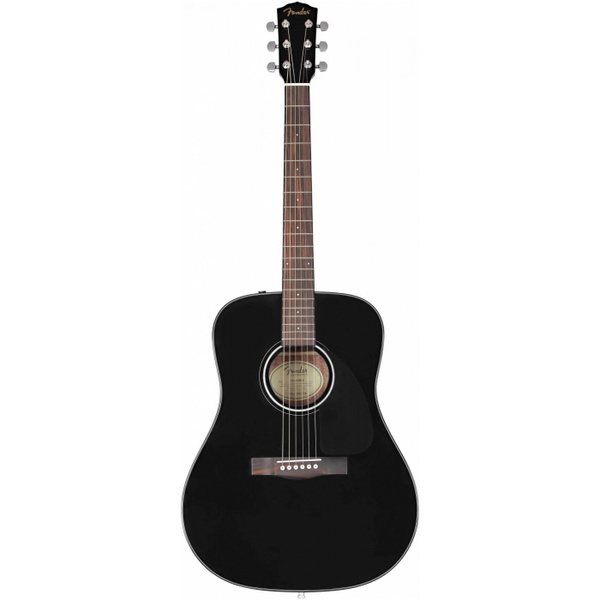 Fender Акустическая гитара fender-CD-60_Черный 6-струнная, корпус Ель 4 ...