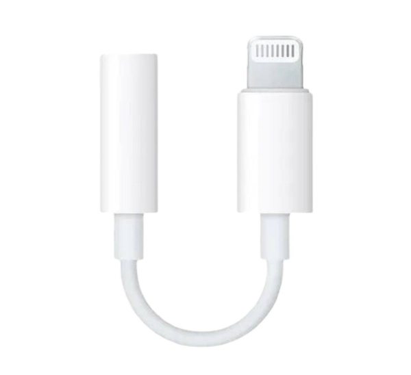 Переходник для наушников iphone / Lightning AUX / Белый / Адаптер AUX ...