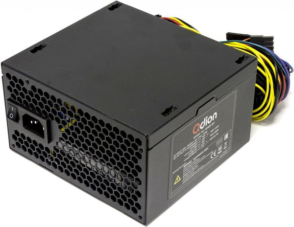 Блок питания компьютера Qdion QD-600, 600 Вт (QD-600) - купить с ...