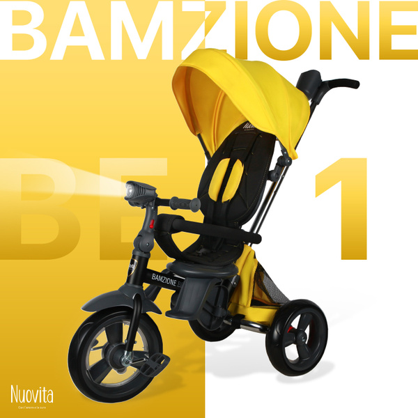 Велосипед-коляска Nuovita Bamzione BE1 трехколесный детский прогулочный ...