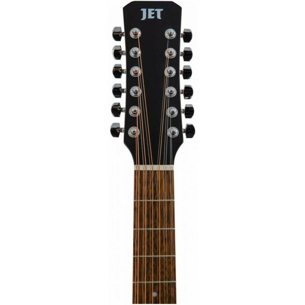 JET Акустическая гитара JD-255/12 OP 12-струнная, корпус Ель - купить с ...