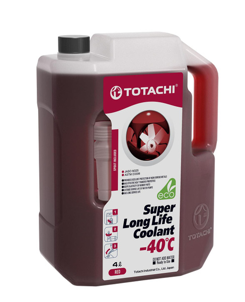 TOTACHI Антифриз до -40°С, 4.5 л купить на OZON по низкой цене (1262124810)