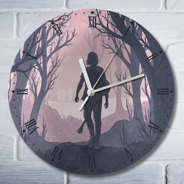 Настенные часы УФ игры the last of us 2 одни из нас 2 (ласт оф ас 2 ...