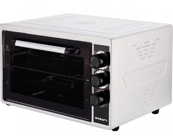 Мини-печь KRAFT KF-MO 3200 W, белый, 32 л купить по низкой цене с ...