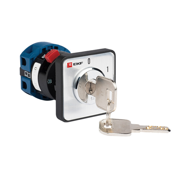 Купить Переключатель кулачковый ПК-1-112 10А 2P "0-1" с ключом EKF ...