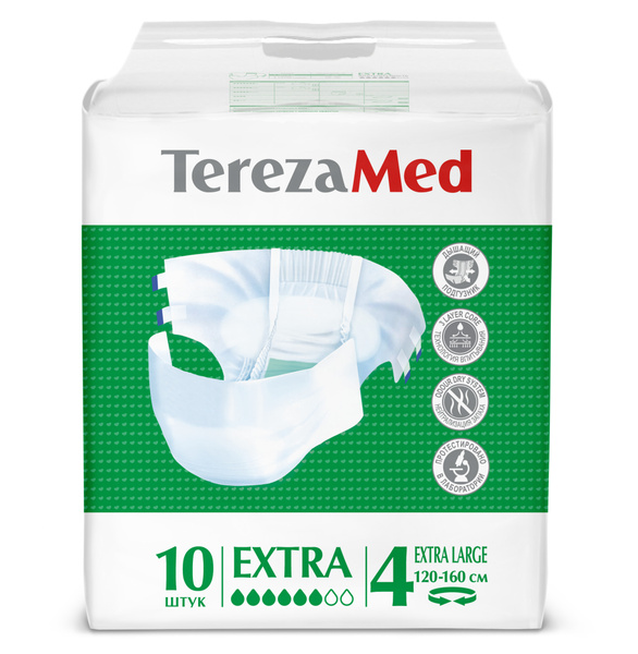 TerezaMed Extra - подгузники для взрослых, XL, 10 шт. - купить с ...