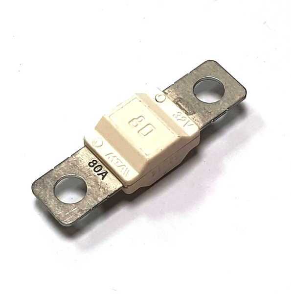 Предохранитель 40х12мм, миди, под болт M5, 32V, 80A, белый, Definum DF ...